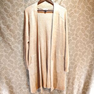 Universal Thread Beige Ribbed Cardigan